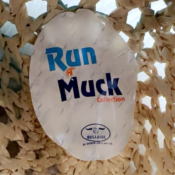 NWOT BULLHIDE PURE COUNTRY WESTERN STRAW HAT BEAUTIFUL SIZE L/XL - Picture 7 of 7